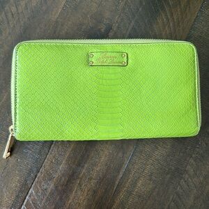 Ralph Lauren lime green wallet